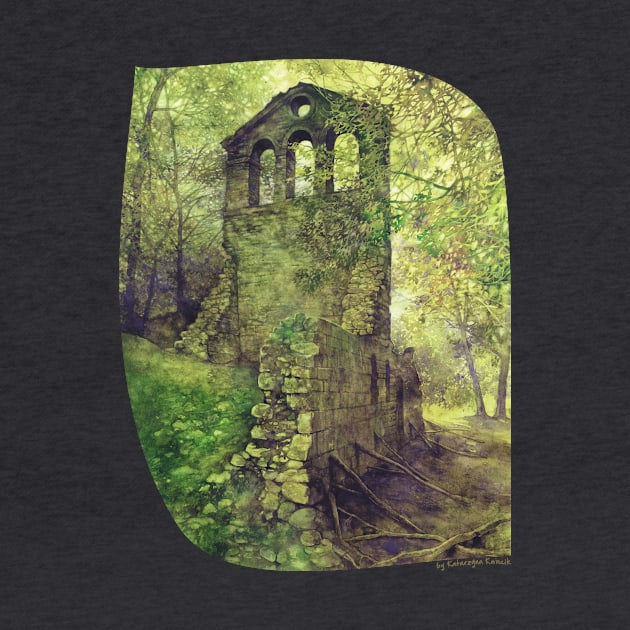 Ruins in the Forest by KKmiecik_ART